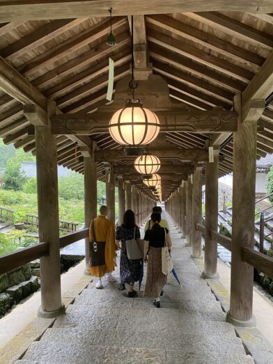 スペインの有力ランドオペレーターによるファムトリップを、奈良県で実施いたしました 長谷寺（桜井市）の回廊