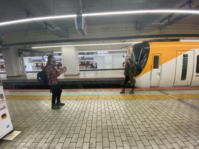 スペインのインフルエンサーを招請し、情報発信ファムを行いました 近鉄京都駅